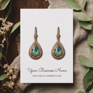 Eenvoudige cursieve aangepaste scriptbewerkingskaa visitekaartje