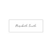 Eenvoudige Cursieve Script Handtekening Naam Sjabl Zelfinktende Stempel (Design)