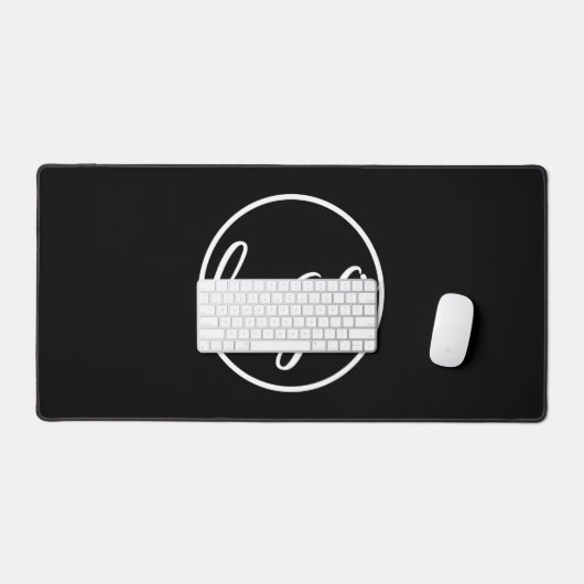Eenvoudige Custom Black Logo Business Modern Bureaumat (Keyboard & Muis)