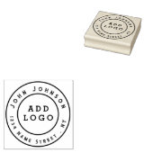 Eenvoudige Custom Business Rubber Stamp Rubberstempel (Gestempeld)