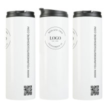 Eenvoudige Custom Company Logo QR code website