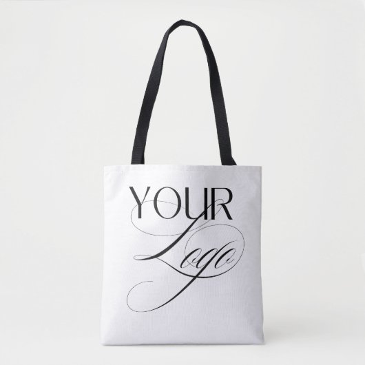 Eenvoudige Custom Company Logo voor en achter Tote Bag (Voorkant)