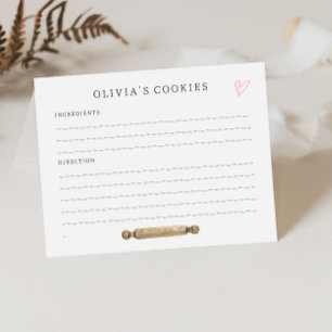 Eenvoudige Custom Kind Recept Kaart