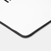 Eenvoudige Custom Zwart-wit Logo Business Bureaumat (Hoek)