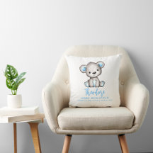 Eenvoudige Cute Blauwe Beer Jongen Baby