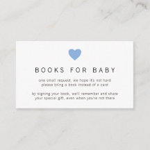 Eenvoudige Cute Blue Heart Boy Books for Baby show
