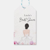 Eenvoudige cute bruidsdouche cadeaulabel (Voorkant)