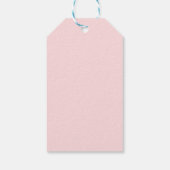 Eenvoudige cute bruidsdouche cadeaulabel (Achterkant)