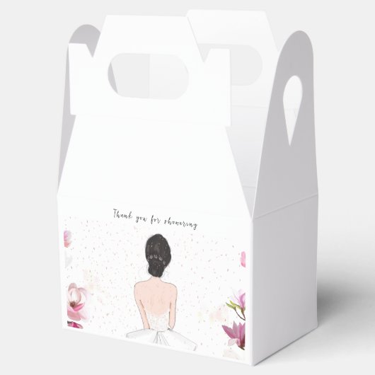 Eenvoudige cute bruidsfeest bedankdoosjes (Geopend)