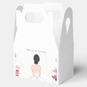 Eenvoudige cute bruidsuitnodiging bedankdoosjes (Geopend)