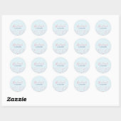 Eenvoudige Cute Hearts Handmade pakket sticker (Vel)