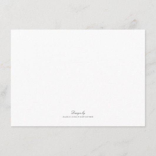 Eenvoudige Cute Unicorn Rainbow-woorden van advise Advieskaart (Achterkant)