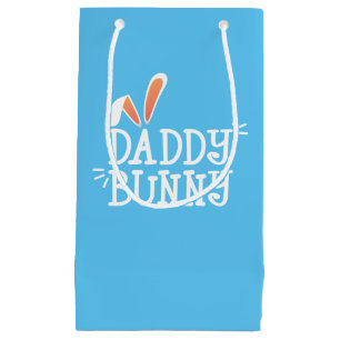 Eenvoudige Daddy Bunny Pasen Typografie   Cadeauta Klein Cadeauzakje