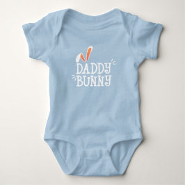 Eenvoudige Daddy Bunny Pasen Typografie | kostuum Romper