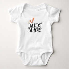 Eenvoudige Daddy Bunny Pasen Typografie | kostuum Romper