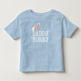 Eenvoudige Daddy Bunny Pasen Typografie | T-Shirt