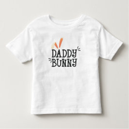 Eenvoudige Daddy Bunny Pasen Typografie | T-Shirt