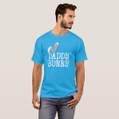 Eenvoudige Daddy Bunny Pasen Typografie | T-Shirt (Voorkant volledig)