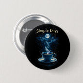 Eenvoudige Dagen Ronde Button 5,7 Cm (Voorkant /achterkant)