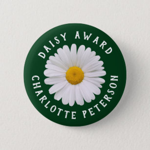 Eenvoudige Daisy Award Ronde Button 5,7 Cm