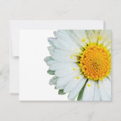Eenvoudige Daisy begrafenis dank u kaarten (Achterkant)