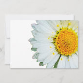 Eenvoudige Daisy begrafenis dank u kaarten (Achterkant)