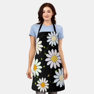 Eenvoudige Daisy Bloemen Bloempatroon trendy Girly Schort