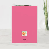 Eenvoudige Daisy moederdag hou van je mam modern Bedankkaart (Achterkant)