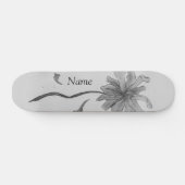 Eenvoudige Daisy-naam Persoonlijk Skateboard (Horizontaal)