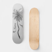 Eenvoudige Daisy-naam Persoonlijk Skateboard (Voorkant)