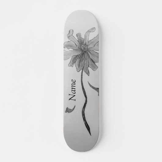 Eenvoudige Daisy-naam Persoonlijk Skateboard (Voorkant)