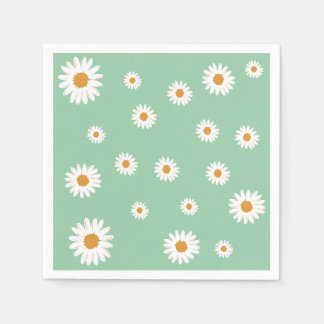 Eenvoudige Daisy Theme Paper Servet