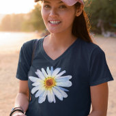 Eenvoudige Daisy Waterverf Flower T-shirt