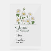 Eenvoudige Daisy Wild Garden Acryl Bord (Voorkant)