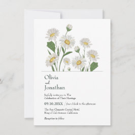 Eenvoudige Daisy Wild Garden Kaart