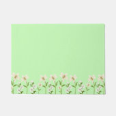 Eenvoudige daisy wilde bloemen boeket bloemen brui deurmat (Voorkant)