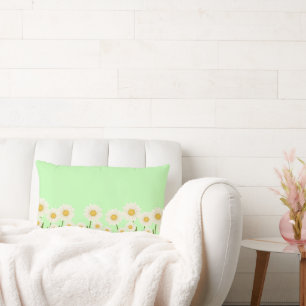 Eenvoudige daisy wilde bloemen boeket bloemen brui kussen