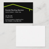 Eenvoudige dakbedekking service Grote Visitekaartj Visitekaartje (Voorkant / Achterkant)