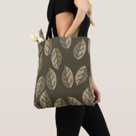 Eenvoudige daling minimalistisch Sepia herfst Tote Bag