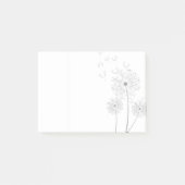 Eenvoudige Dandelion Seeds Baling Post-it® Notes (Voorkant)