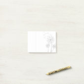 Eenvoudige Dandelion Seeds Baling Post-it® Notes (Op bureau)