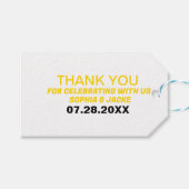 EENVOUDIGE DANK CADEAULABEL (Voorkant (Horizontaal))