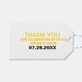 EENVOUDIGE DANK CADEAULABEL