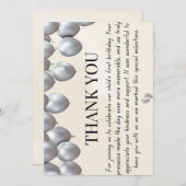 Eenvoudige Dank u Verjaardag Kaart (Voorkant / Achterkant)
