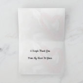 Eenvoudige dank-uw-kaart voor Rain Bedankkaart (Binnen)