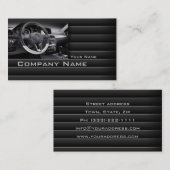 Eenvoudige Dark Car Interieur Panel Visitekaartje (Voorkant / Achterkant)