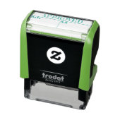 Eenvoudige Datum Handtekening Initiële Aangepaste Zelfinktende Stempel (Product)