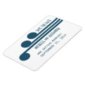 Eenvoudige Deco Chic sparen de Magneet van de Datu (Linkerzijde)