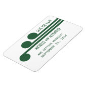 Eenvoudige Deco Chic sparen de Magnet van de Datum Magneet (Linkerzijde)