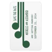 Eenvoudige Deco Chic sparen de Magnet van de Datum Magneet (Verticaal)